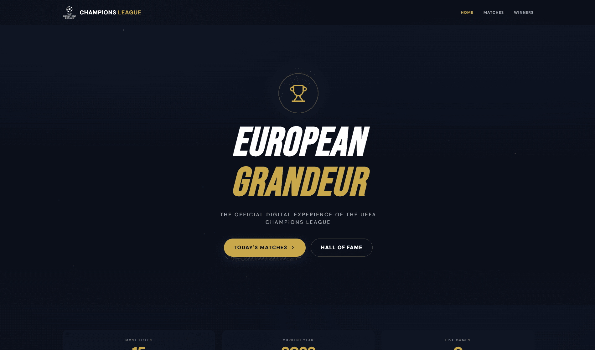 UEFA Champions League Tracker